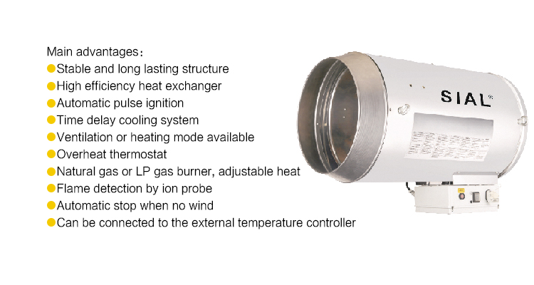 GQ97 Gas Forced Air Heater