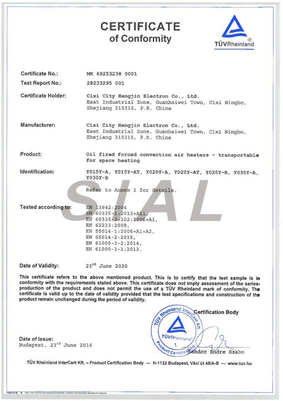 Certification